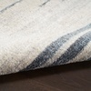 image:imageNourison Home Astra Machine Washable Ivory Blue 9 x 12 Area Rug  Easy Clean Non Shedding Bed Room Living Room Dining Room Kitchen 9 x 12Ivory Blue