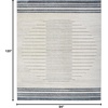 image:imageNourison Home Astra Machine Washable Ivory Blue 9 x 12 Area Rug  Easy Clean Non Shedding Bed Room Living Room Dining Room Kitchen 9 x 12Ivory Blue