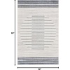 image:imageNourison Home Astra Machine Washable Ivory Blue 9 x 12 Area Rug  Easy Clean Non Shedding Bed Room Living Room Dining Room Kitchen 9 x 12Ivory Blue
