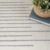 image:imageNourison Home Astra Machine Washable Ivory Blue 9 x 12 Area Rug  Easy Clean Non Shedding Bed Room Living Room Dining Room Kitchen 9 x 12Ivory Blue