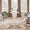 image:imageNourison Home Astra Machine Washable Ivory Gold 33 x 5 Area Rug  Easy Clean Non Shedding Bed Room Living Room Dining Room Kitchen 3 x 5Copper