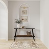 image:imageNourison Home Astra Machine Washable Ivory Gold 33 x 5 Area Rug  Easy Clean Non Shedding Bed Room Living Room Dining Room Kitchen 3 x 5Copper