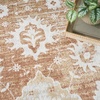 image:imageNourison Home Astra Machine Washable Ivory Gold 33 x 5 Area Rug  Easy Clean Non Shedding Bed Room Living Room Dining Room Kitchen 3 x 5Copper