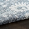 image:imageNourison Home Astra Machine Washable Ivory Gold 33 x 5 Area Rug  Easy Clean Non Shedding Bed Room Living Room Dining Room Kitchen 3 x 5Denim