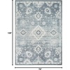 image:imageNourison Home Astra Machine Washable Ivory Gold 33 x 5 Area Rug  Easy Clean Non Shedding Bed Room Living Room Dining Room Kitchen 3 x 5Denim