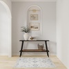 image:imageNourison Home Astra Machine Washable Ivory Gold 33 x 5 Area Rug  Easy Clean Non Shedding Bed Room Living Room Dining Room Kitchen 3 x 5Ivory