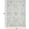 image:imageNourison Home Astra Machine Washable Ivory Gold 33 x 5 Area Rug  Easy Clean Non Shedding Bed Room Living Room Dining Room Kitchen 3 x 5Ivory