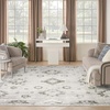 image:imageNourison Home Astra Machine Washable Ivory Gold 33 x 5 Area Rug  Easy Clean Non Shedding Bed Room Living Room Dining Room Kitchen 3 x 5Ivory