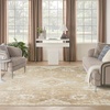 image:imageNourison Home Astra Machine Washable Ivory Gold 33 x 5 Area Rug  Easy Clean Non Shedding Bed Room Living Room Dining Room Kitchen 3 x 5Ivory Gold