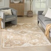 image:imageNourison Home Astra Machine Washable Ivory Gold 33 x 5 Area Rug  Easy Clean Non Shedding Bed Room Living Room Dining Room Kitchen 3 x 5Ivory Gold