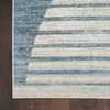 image:imageNourison Home Astra Machine Washable Ivory Olive 53 x 7 Area Rug  Easy Clean Non Shedding Bed Room Living Room Dining Room Kitchen 5 x 7Blue