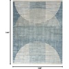image:imageNourison Home Astra Machine Washable Ivory Olive 53 x 7 Area Rug  Easy Clean Non Shedding Bed Room Living Room Dining Room Kitchen 5 x 7Blue
