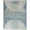 image:imageNourison Home Astra Machine Washable Ivory Olive 53 x 7 Area Rug  Easy Clean Non Shedding Bed Room Living Room Dining Room Kitchen 5 x 7Blue