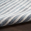 image:imageNourison Home Astra Machine Washable Ivory Olive 53 x 7 Area Rug  Easy Clean Non Shedding Bed Room Living Room Dining Room Kitchen 5 x 7Ivory Blue
