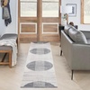 image:imageNourison Home Astra Machine Washable Ivory Olive 53 x 7 Area Rug  Easy Clean Non Shedding Bed Room Living Room Dining Room Kitchen 5 x 7Ivory Blue