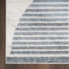 image:imageNourison Home Astra Machine Washable Ivory Olive 53 x 7 Area Rug  Easy Clean Non Shedding Bed Room Living Room Dining Room Kitchen 5 x 7Ivory Blue