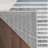 image:imageNourison Home Astra Machine Washable Ivory Olive 53 x 7 Area Rug  Easy Clean Non Shedding Bed Room Living Room Dining Room Kitchen 5 x 7Ivory Blue
