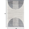 image:imageNourison Home Astra Machine Washable Ivory Olive 53 x 7 Area Rug  Easy Clean Non Shedding Bed Room Living Room Dining Room Kitchen 5 x 7Ivory Blue