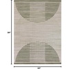image:imageNourison Home Astra Machine Washable Ivory Olive 53 x 7 Area Rug  Easy Clean Non Shedding Bed Room Living Room Dining Room Kitchen 5 x 7Ivory Olive