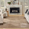 image:imageNourison Home Astra Machine Washable Ivory Olive 53 x 7 Area Rug  Easy Clean Non Shedding Bed Room Living Room Dining Room Kitchen 5 x 7Latte