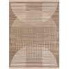 image:imageNourison Home Astra Machine Washable Ivory Olive 53 x 7 Area Rug  Easy Clean Non Shedding Bed Room Living Room Dining Room Kitchen 5 x 7Latte