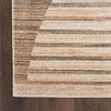 image:imageNourison Home Astra Machine Washable Ivory Olive 53 x 7 Area Rug  Easy Clean Non Shedding Bed Room Living Room Dining Room Kitchen 5 x 7Latte