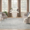 image:imageNourison Home Astra Machine Washable Light Grey 2 x 3 Area Rug  Easy Clean Non Shedding Bed Room Living Room Dining Room Kitchen 2 x 3Light Grey