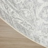 image:imageNourison Home Astra Machine Washable Light Grey 2 x 3 Area Rug  Easy Clean Non Shedding Bed Room Living Room Dining Room Kitchen 2 x 3Light Grey