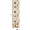 image:imageNourison Home Astra Machine Washable Multicolor 33 x 5 Area Rug  Easy Clean Non Shedding Bed Room Living Room Dining Room Kitchen 3 x 5Beige Multicolor