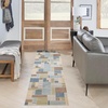 image:imageNourison Home Astra Machine Washable Multicolor 33 x 5 Area Rug  Easy Clean Non Shedding Bed Room Living Room Dining Room Kitchen 3 x 5Blue Green Multi