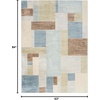 image:imageNourison Home Astra Machine Washable Multicolor 33 x 5 Area Rug  Easy Clean Non Shedding Bed Room Living Room Dining Room Kitchen 3 x 5Blue Green Multi