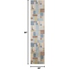 image:imageNourison Home Astra Machine Washable Multicolor 33 x 5 Area Rug  Easy Clean Non Shedding Bed Room Living Room Dining Room Kitchen 3 x 5Blue Green Multi