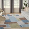 image:imageNourison Home Astra Machine Washable Multicolor 33 x 5 Area Rug  Easy Clean Non Shedding Bed Room Living Room Dining Room Kitchen 3 x 5Blue Green Multi