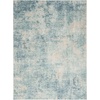 image:imageNourison Home Astra Machine Washable Multicolor 33 x 5 Area Rug  Easy Clean Non Shedding Bed Room Living Room Dining Room Kitchen 3 x 5Blue Ivory
