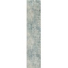 image:imageNourison Home Astra Machine Washable Multicolor 33 x 5 Area Rug  Easy Clean Non Shedding Bed Room Living Room Dining Room Kitchen 3 x 5Blue Ivory