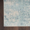 image:imageNourison Home Astra Machine Washable Multicolor 33 x 5 Area Rug  Easy Clean Non Shedding Bed Room Living Room Dining Room Kitchen 3 x 5Blue Ivory