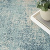 image:imageNourison Home Astra Machine Washable Multicolor 33 x 5 Area Rug  Easy Clean Non Shedding Bed Room Living Room Dining Room Kitchen 3 x 5Blue Ivory