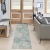 image:imageNourison Home Astra Machine Washable Multicolor 33 x 5 Area Rug  Easy Clean Non Shedding Bed Room Living Room Dining Room Kitchen 3 x 5Blue Ivory