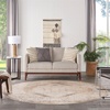 image:imageNourison Home Astra Machine Washable Rust Multicolor 33 x 5 Area Rug  Easy Clean Non Shedding Bed Room Living Room Dining Room Kitchen 3 x 5Beige