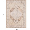 image:imageNourison Home Astra Machine Washable Rust Multicolor 33 x 5 Area Rug  Easy Clean Non Shedding Bed Room Living Room Dining Room Kitchen 3 x 5Beige