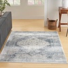 image:imageNourison Home Astra Machine Washable Rust Multicolor 33 x 5 Area Rug  Easy Clean Non Shedding Bed Room Living Room Dining Room Kitchen 3 x 5Blue Ivory