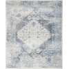 image:imageNourison Home Astra Machine Washable Rust Multicolor 33 x 5 Area Rug  Easy Clean Non Shedding Bed Room Living Room Dining Room Kitchen 3 x 5Blue Ivory