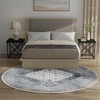 image:imageNourison Home Astra Machine Washable Rust Multicolor 33 x 5 Area Rug  Easy Clean Non Shedding Bed Room Living Room Dining Room Kitchen 3 x 5Blue Ivory