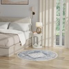 image:imageNourison Home Astra Machine Washable Rust Multicolor 33 x 5 Area Rug  Easy Clean Non Shedding Bed Room Living Room Dining Room Kitchen 3 x 5Blue Ivory