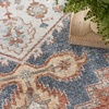 image:imageNourison Home Astra Machine Washable Rust Multicolor 33 x 5 Area Rug  Easy Clean Non Shedding Bed Room Living Room Dining Room Kitchen 3 x 5Denim Multicolor