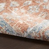 image:imageNourison Home Astra Machine Washable Rust Multicolor 33 x 5 Area Rug  Easy Clean Non Shedding Bed Room Living Room Dining Room Kitchen 3 x 5Denim Multicolor
