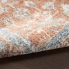 image:imageNourison Home Astra Machine Washable Rust Multicolor 33 x 5 Area Rug  Easy Clean Non Shedding Bed Room Living Room Dining Room Kitchen 3 x 5Denim Multicolor
