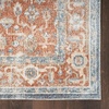 image:imageNourison Home Astra Machine Washable Rust Multicolor 33 x 5 Area Rug  Easy Clean Non Shedding Bed Room Living Room Dining Room Kitchen 3 x 5Denim Multicolor