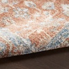image:imageNourison Home Astra Machine Washable Rust Multicolor 33 x 5 Area Rug  Easy Clean Non Shedding Bed Room Living Room Dining Room Kitchen 3 x 5Denim Multicolor