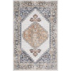 image:imageNourison Home Astra Machine Washable Rust Multicolor 33 x 5 Area Rug  Easy Clean Non Shedding Bed Room Living Room Dining Room Kitchen 3 x 5Grey Gold